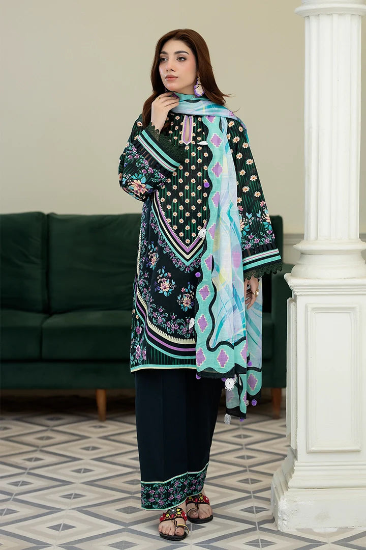 3 Piece Printed Lawn Suit