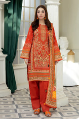 3 Piece Printed Lawn Suit