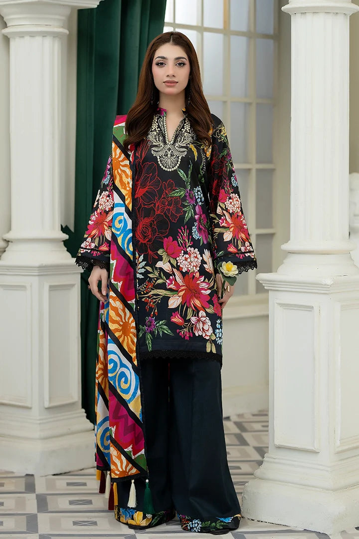 3 Piece Printed Lawn Suit