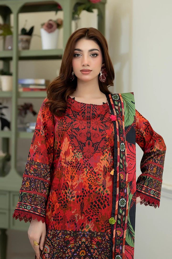 3 Piece Printed Lawn Suit