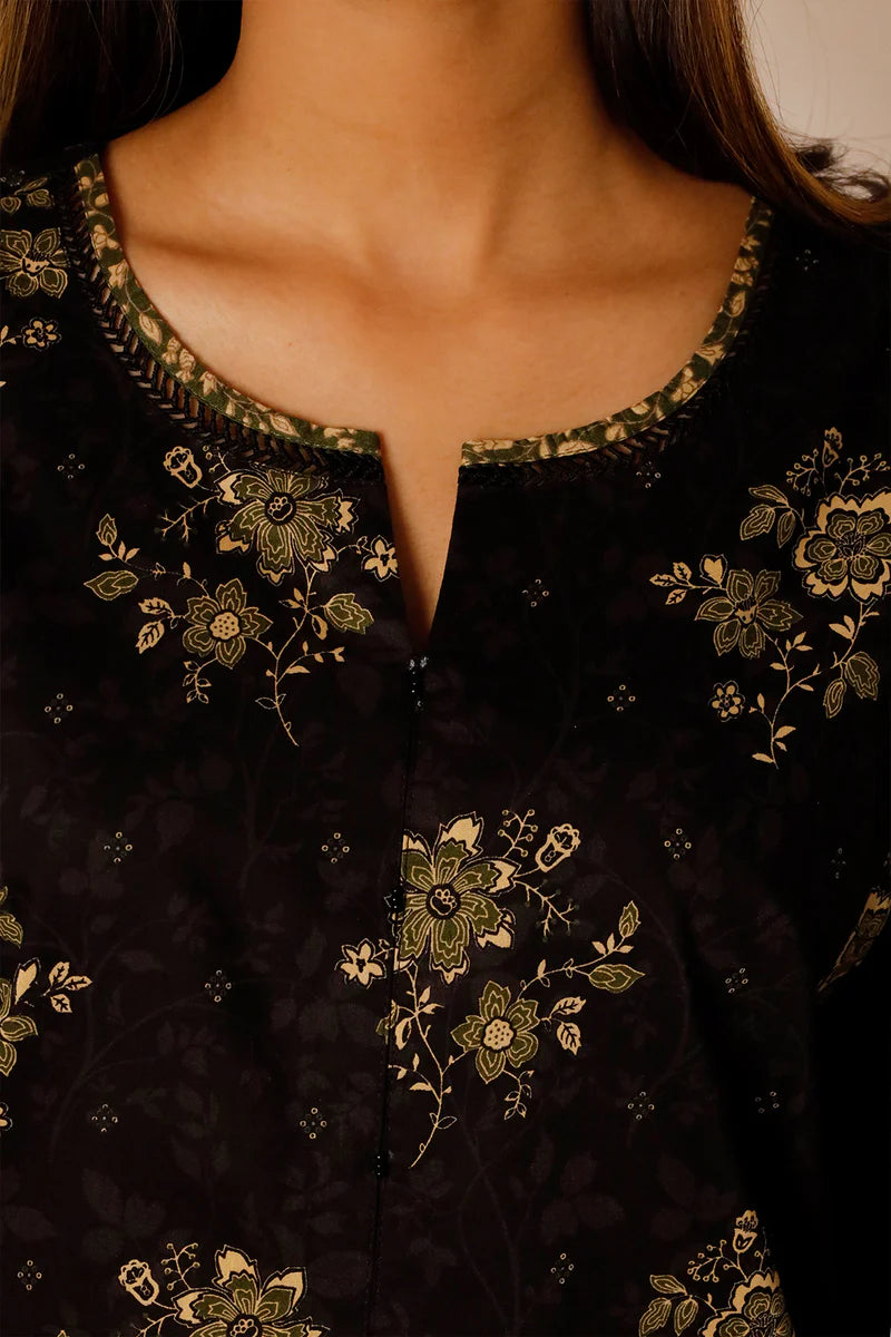Unstitched Printed Lawn 3 Piece
