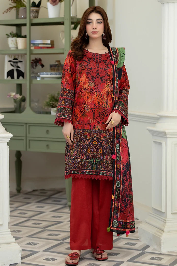 3 Piece Printed Lawn Suit