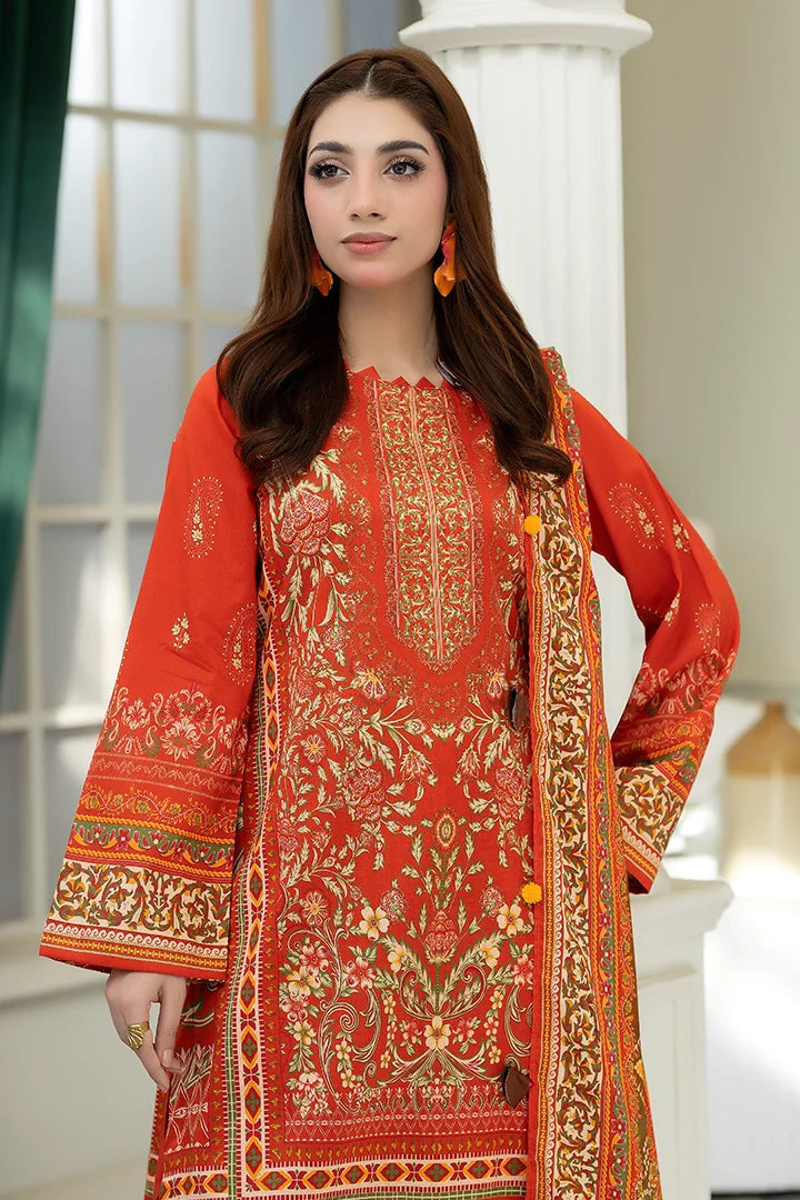 3 Piece Printed Lawn Suit
