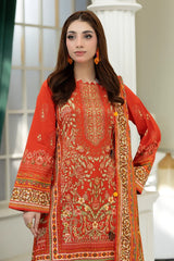 3 Piece Printed Lawn Suit