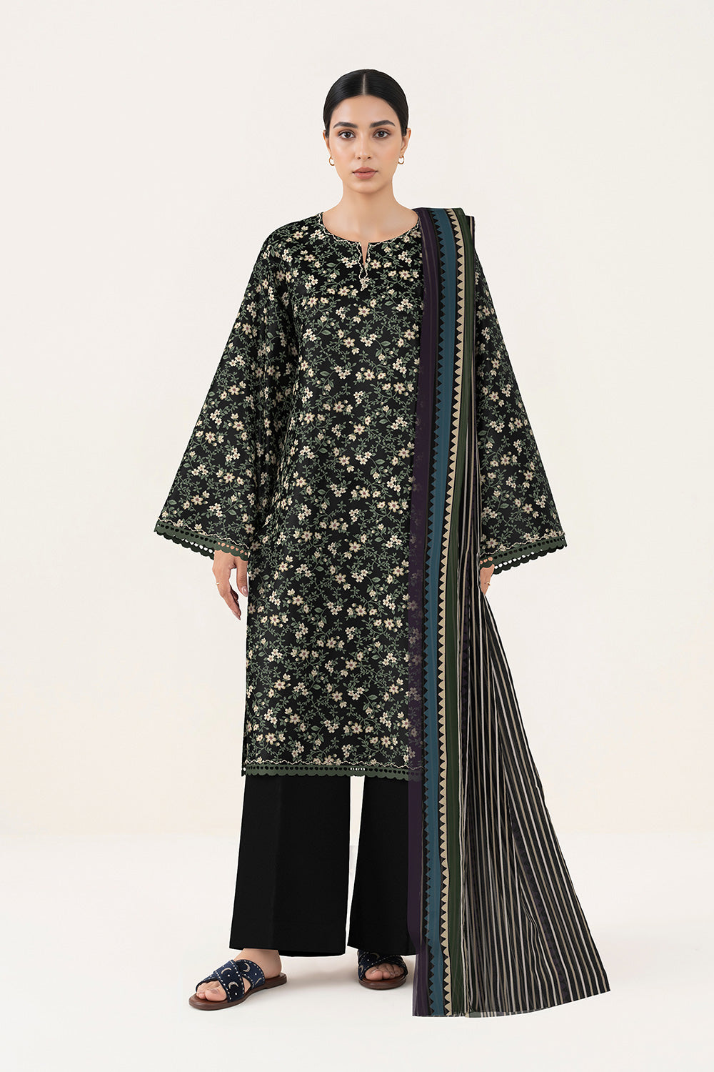 3 Piece Printed Lawn Suit