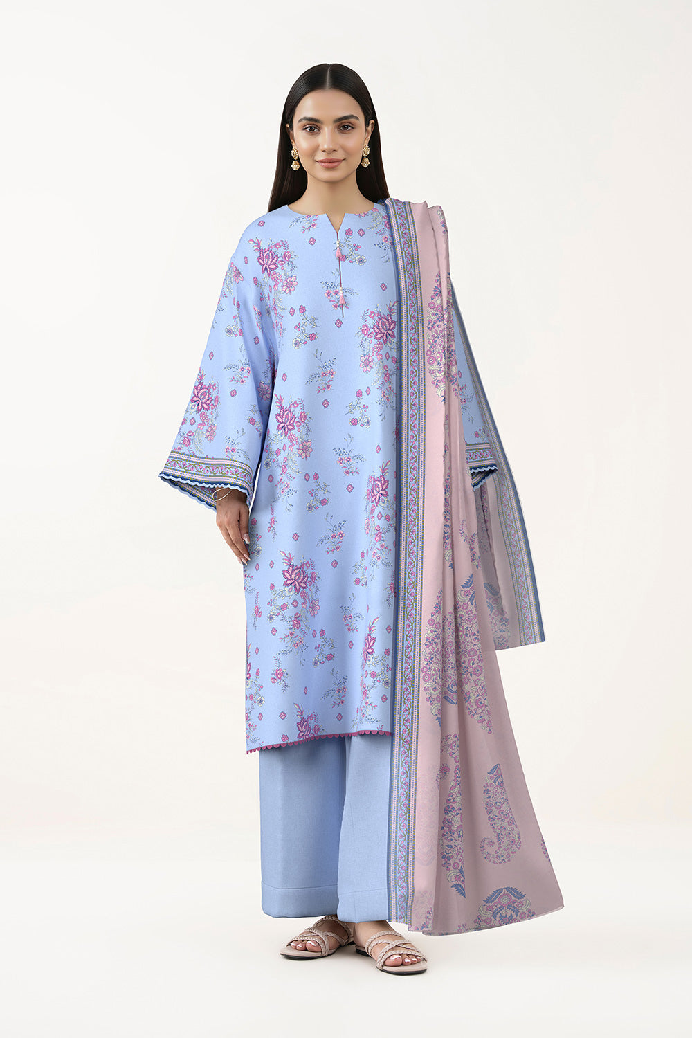 3 Piece Printed Lawn Suit