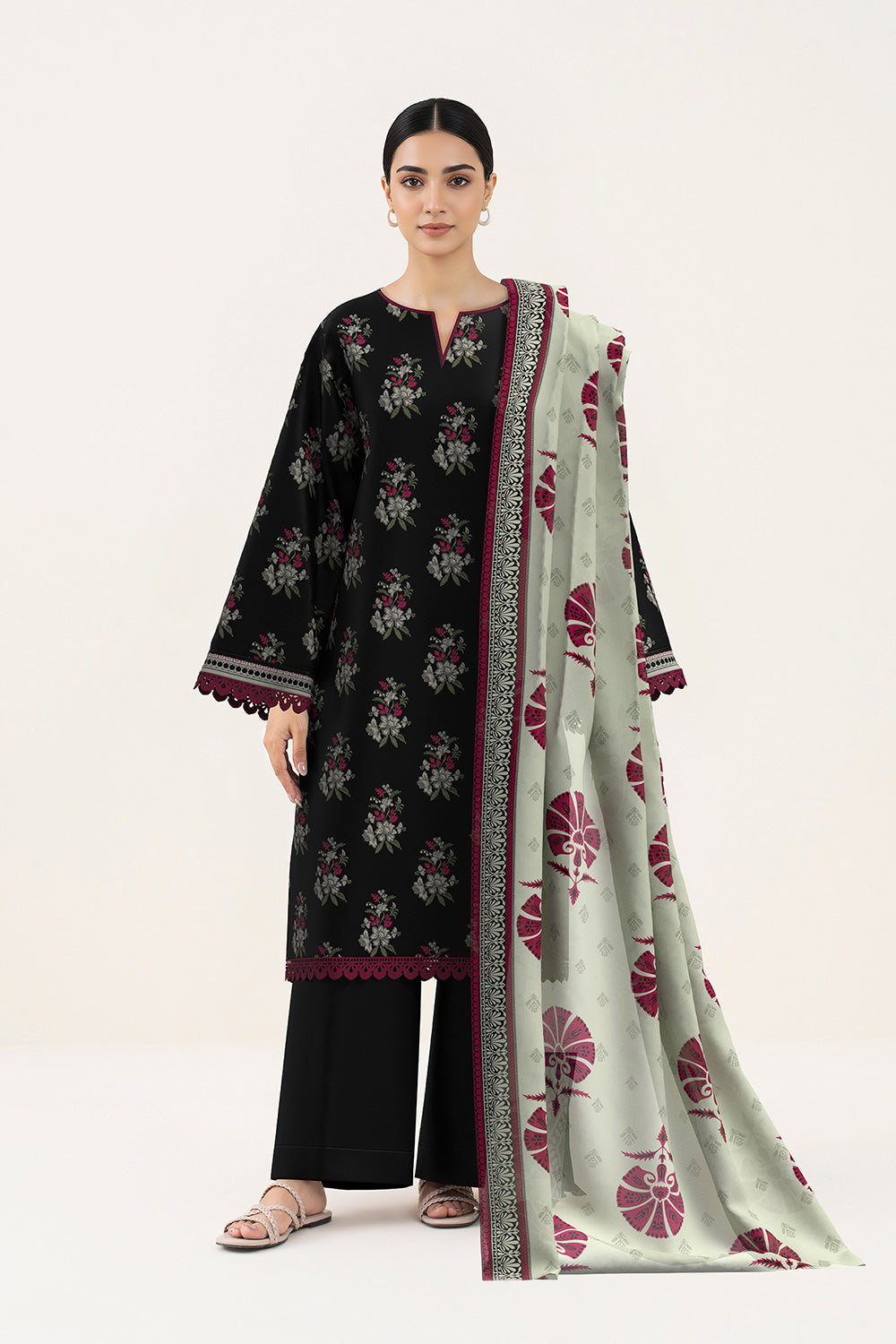 3 Piece Printed Lawn Suit