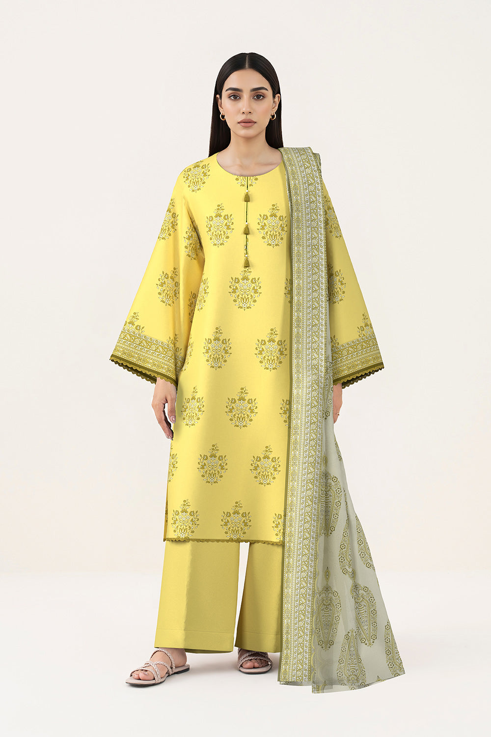 3 Piece Printed Lawn Suit