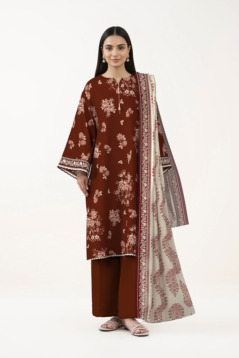 3 Piece Printed Lawn Suit