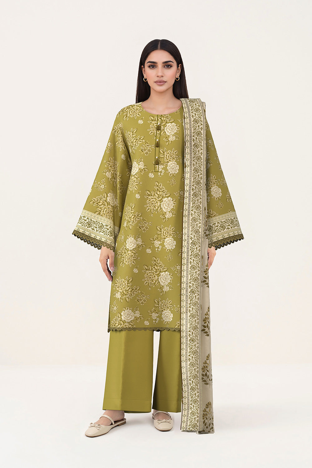 3 Piece Printed Lawn Suit