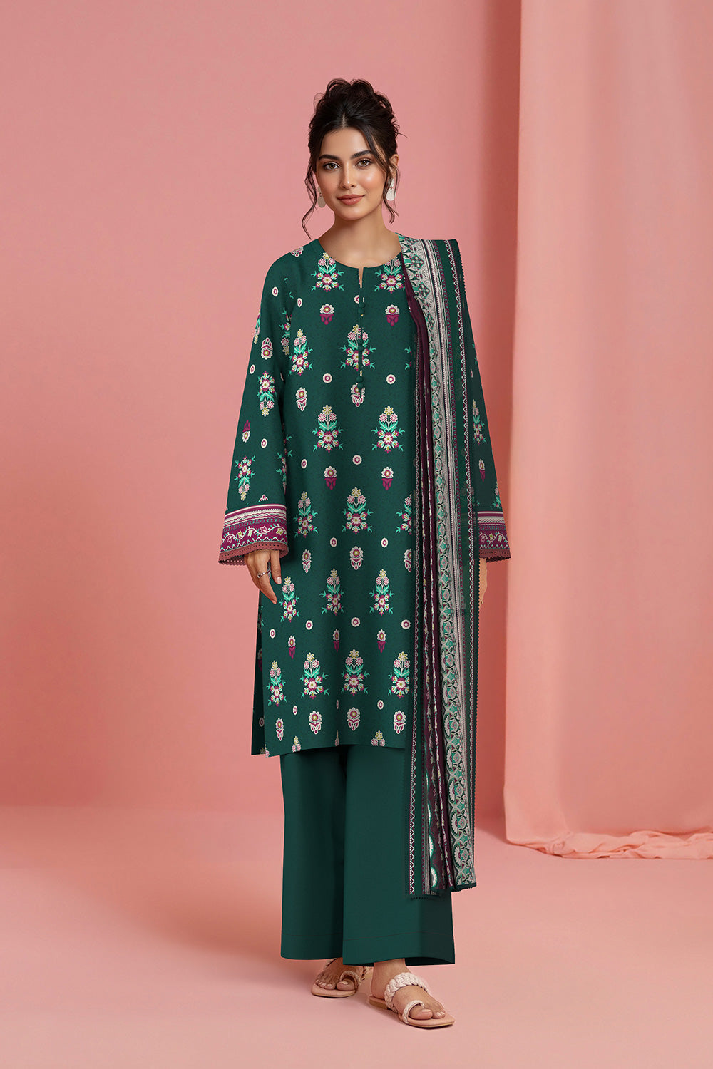 3 Piece Printed Lawn Suit