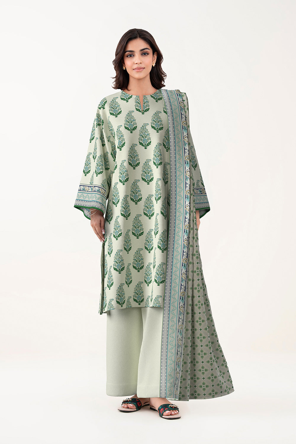 3 Piece Printed Lawn Suit