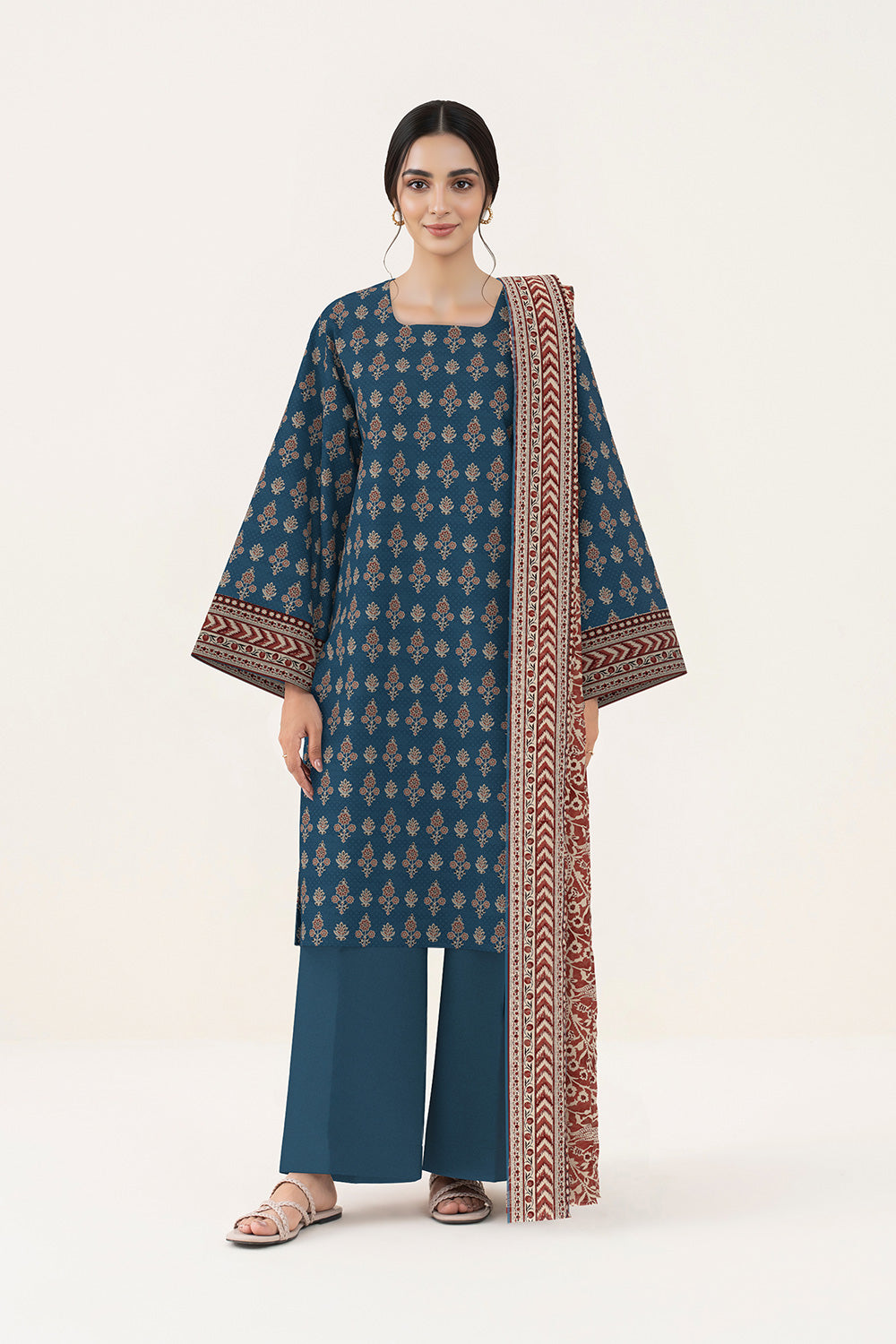 3 Piece Printed Lawn Suit
