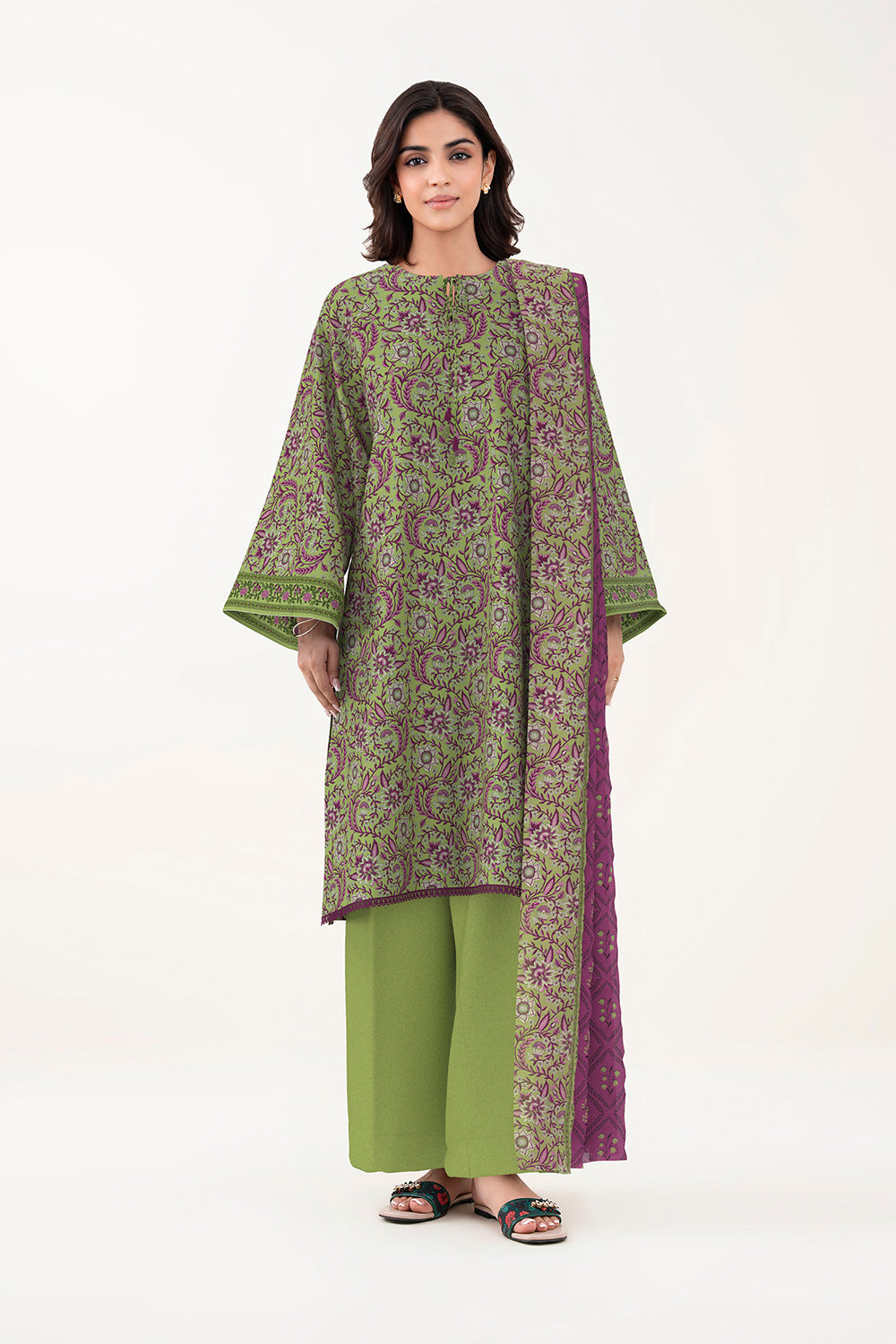 3 Piece Printed Lawn Suit