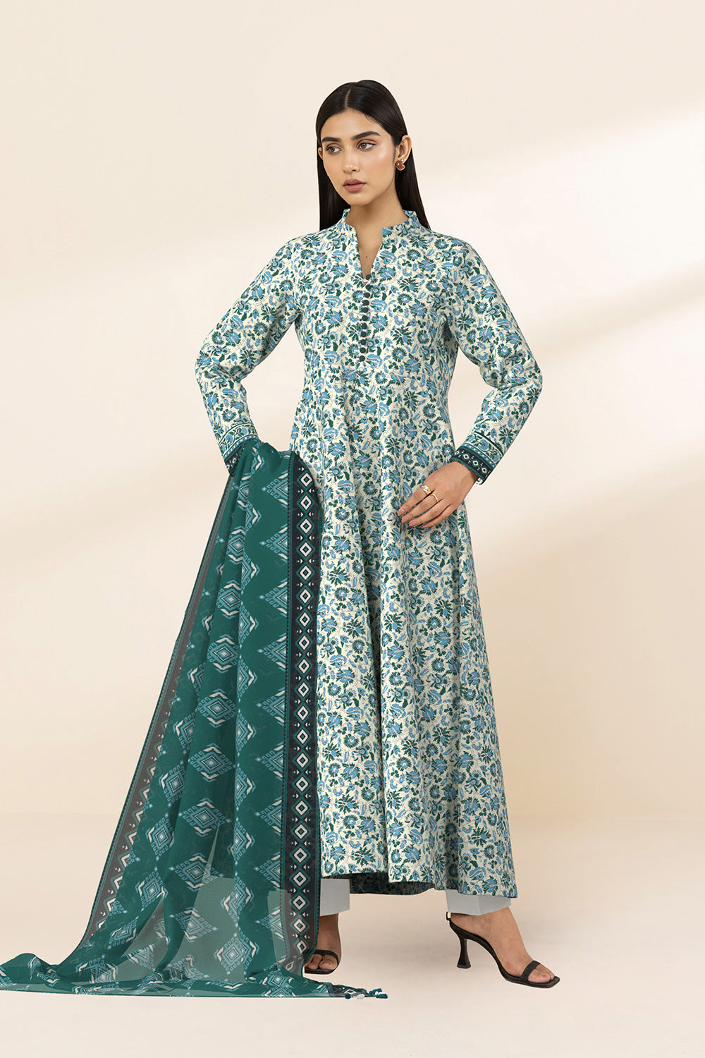3 Piece Printed Lawn Suit