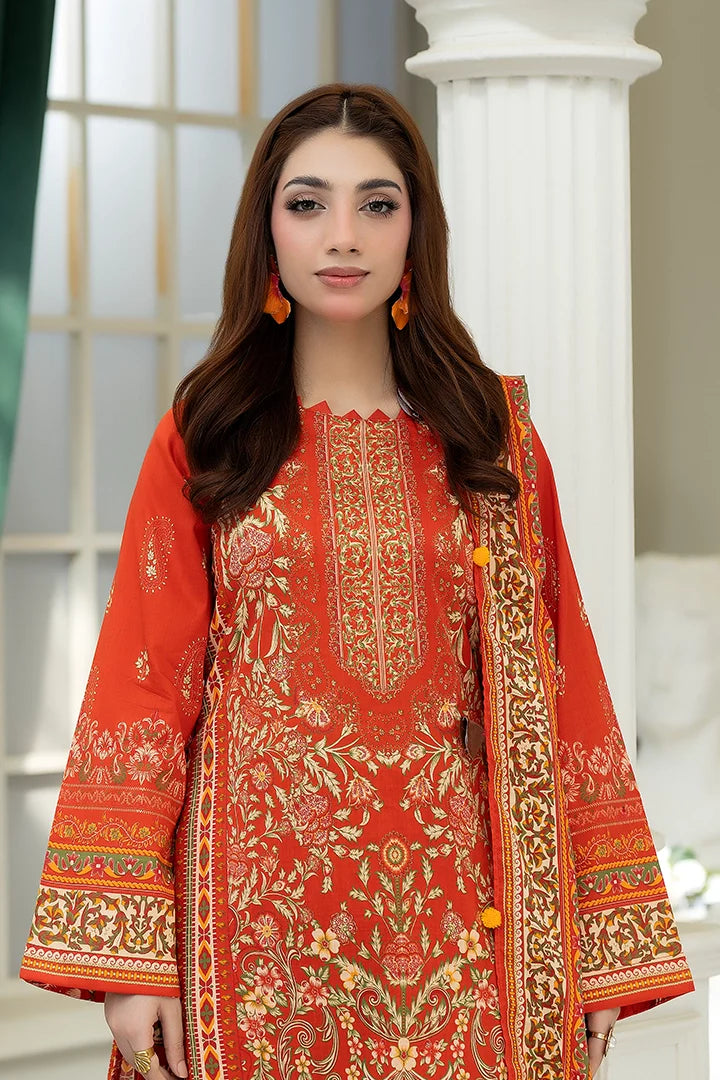 3 Piece Printed Lawn Suit