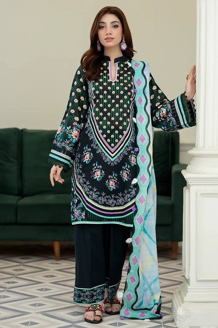 3 Piece Printed Lawn Suit