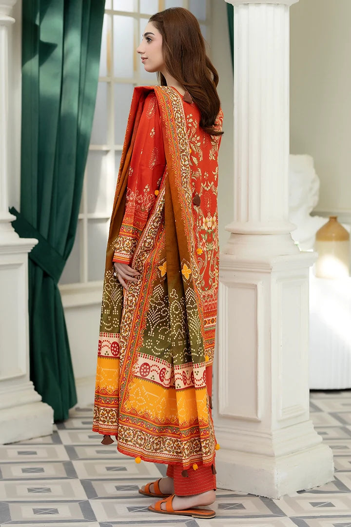 3 Piece Printed Lawn Suit