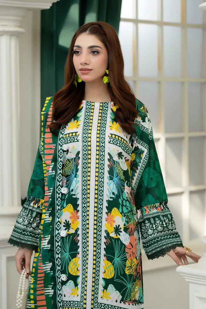 3 Piece Printed Lawn Suit