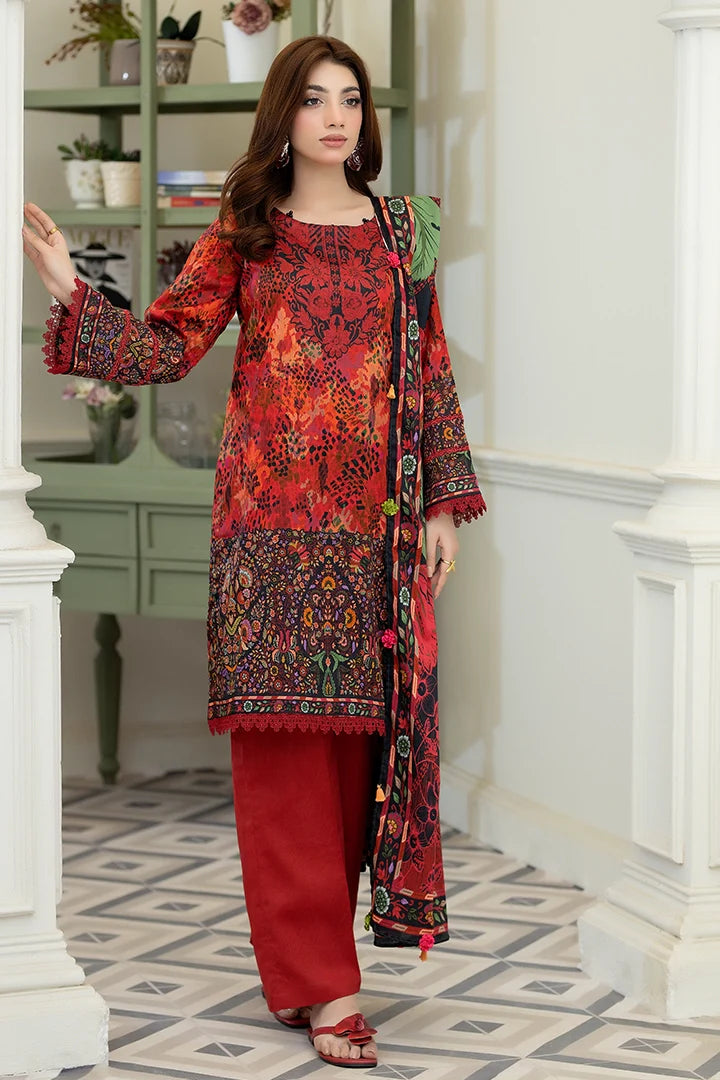 3 Piece Printed Lawn Suit