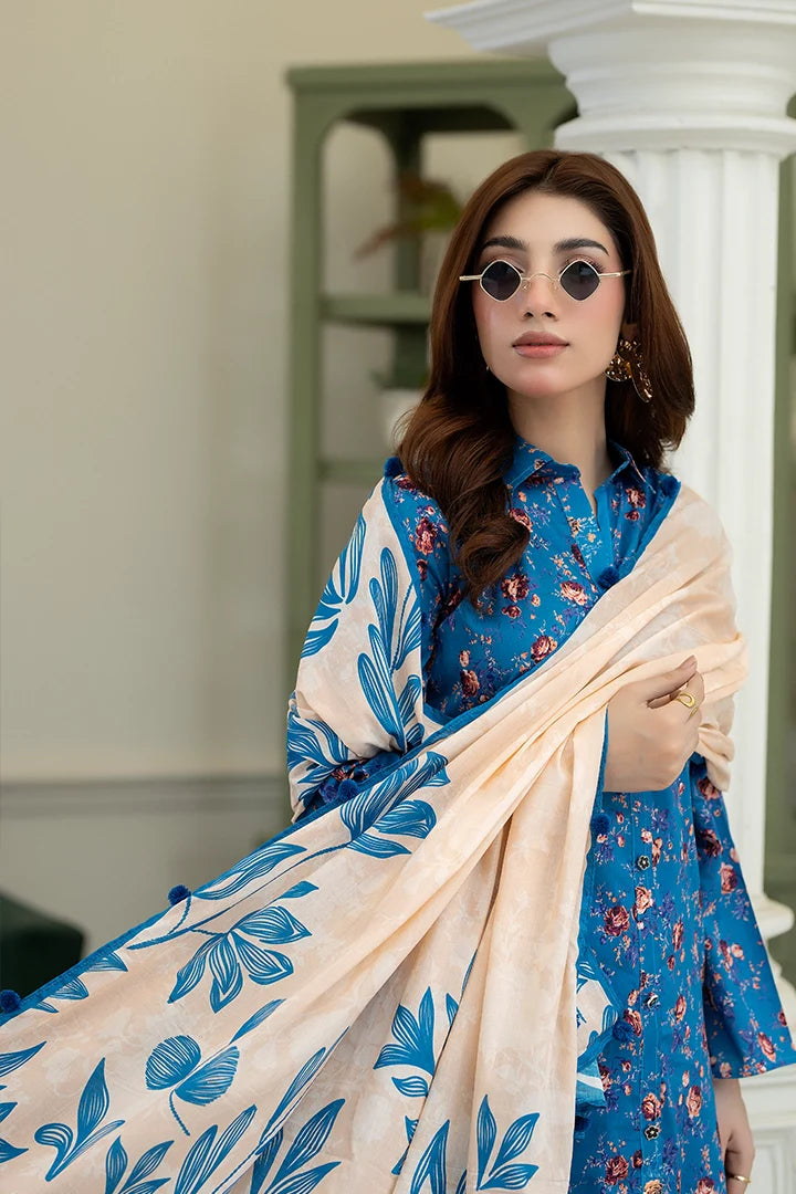 3 Piece Printed Lawn Suit
