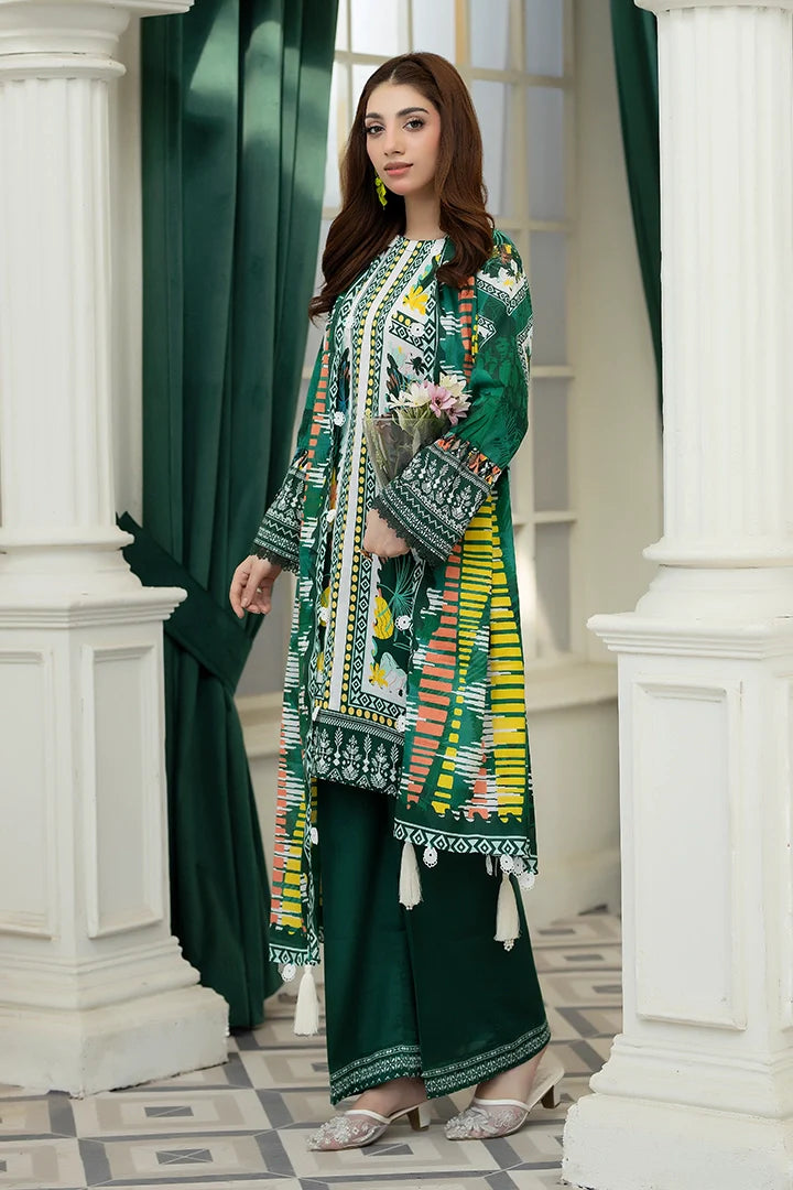 3 Piece Printed Lawn Suit