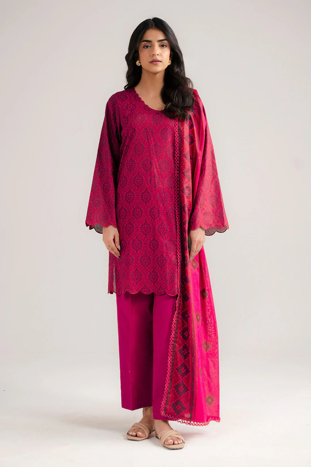 3 Piece Printed Lawn Suit