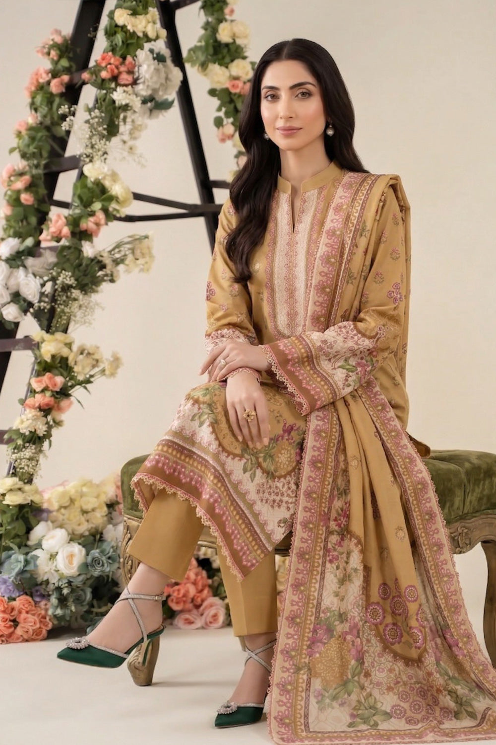 3 Piece Printed Lawn Suit