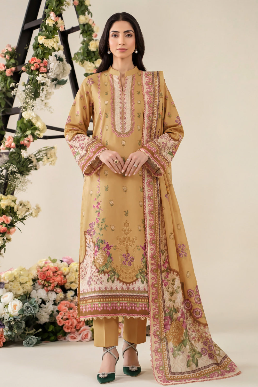 3 Piece Printed Lawn Suit