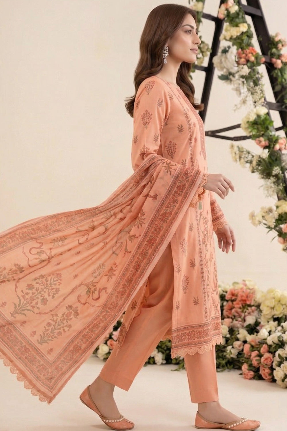 3 Piece Printed Lawn Suit