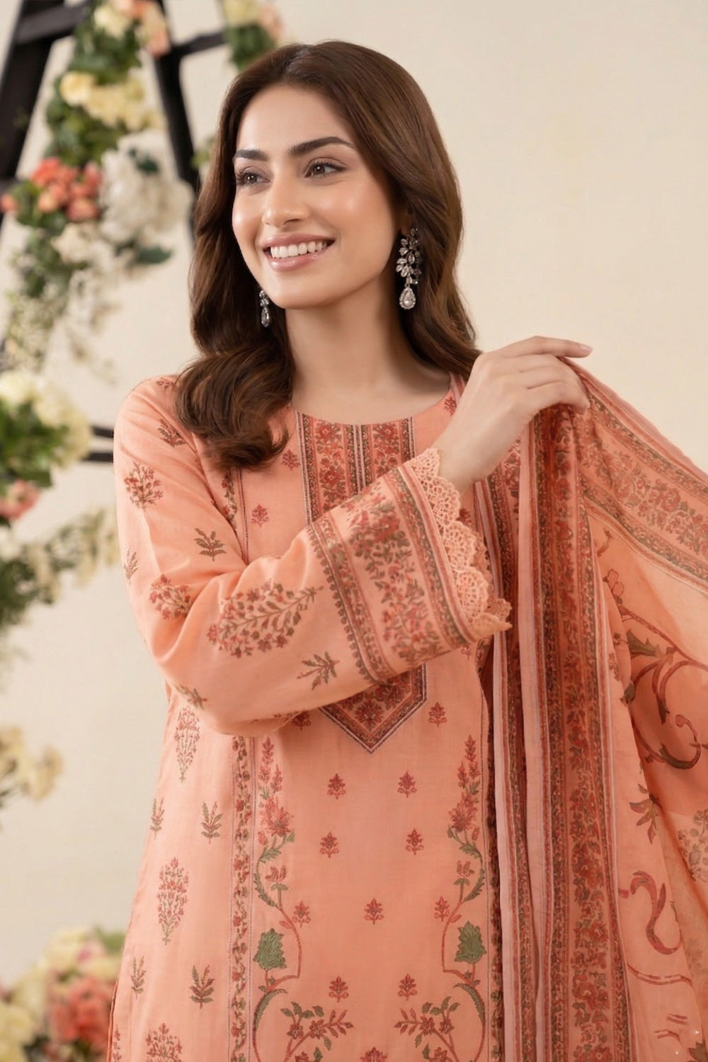 3 Piece Printed Lawn Suit