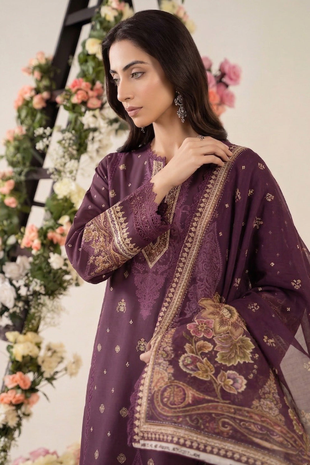 3 Piece Printed Lawn Suit