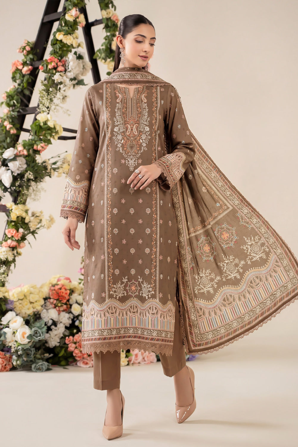 3 Piece Printed Lawn Suit