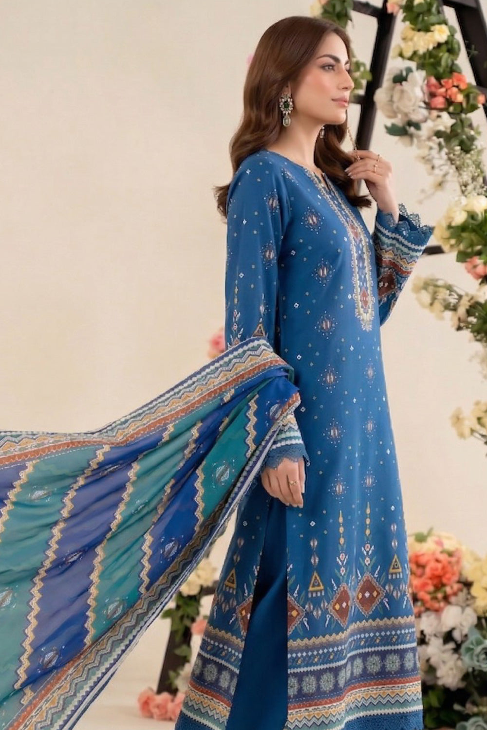 3 Piece Printed Lawn Suit