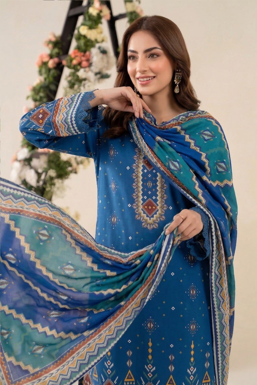 3 Piece Printed Lawn Suit
