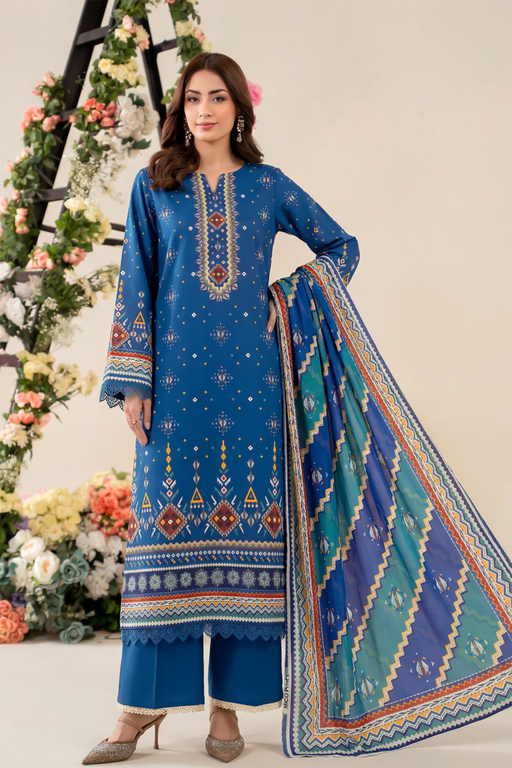 3 Piece Printed Lawn Suit