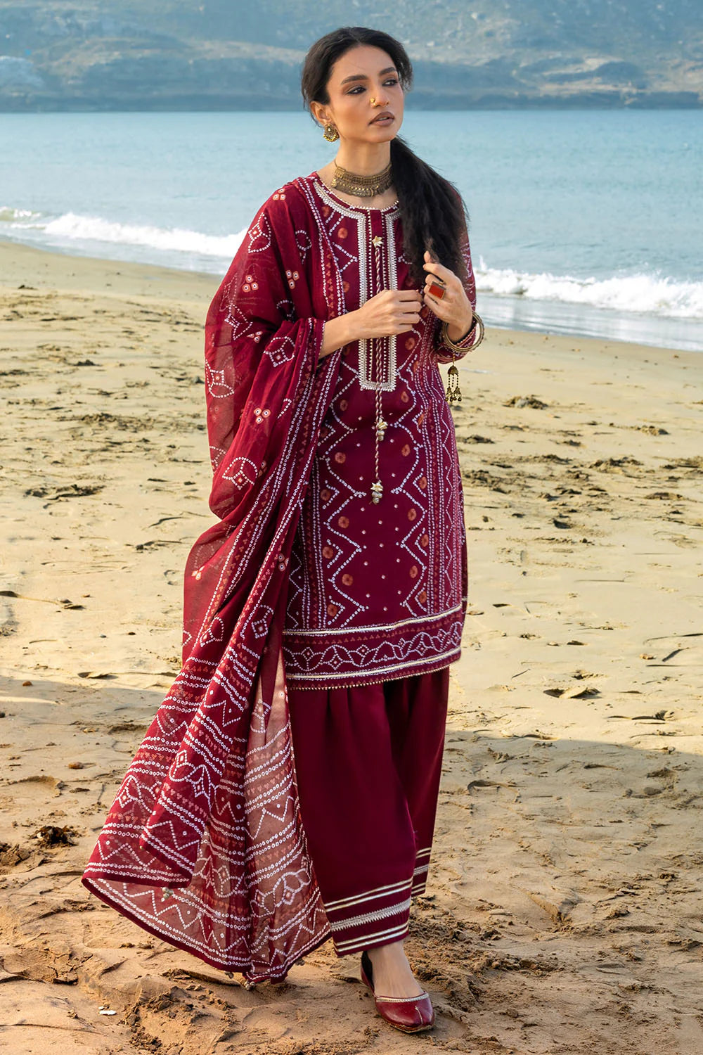 Ideas 3 Piece Printed Lawn Suit