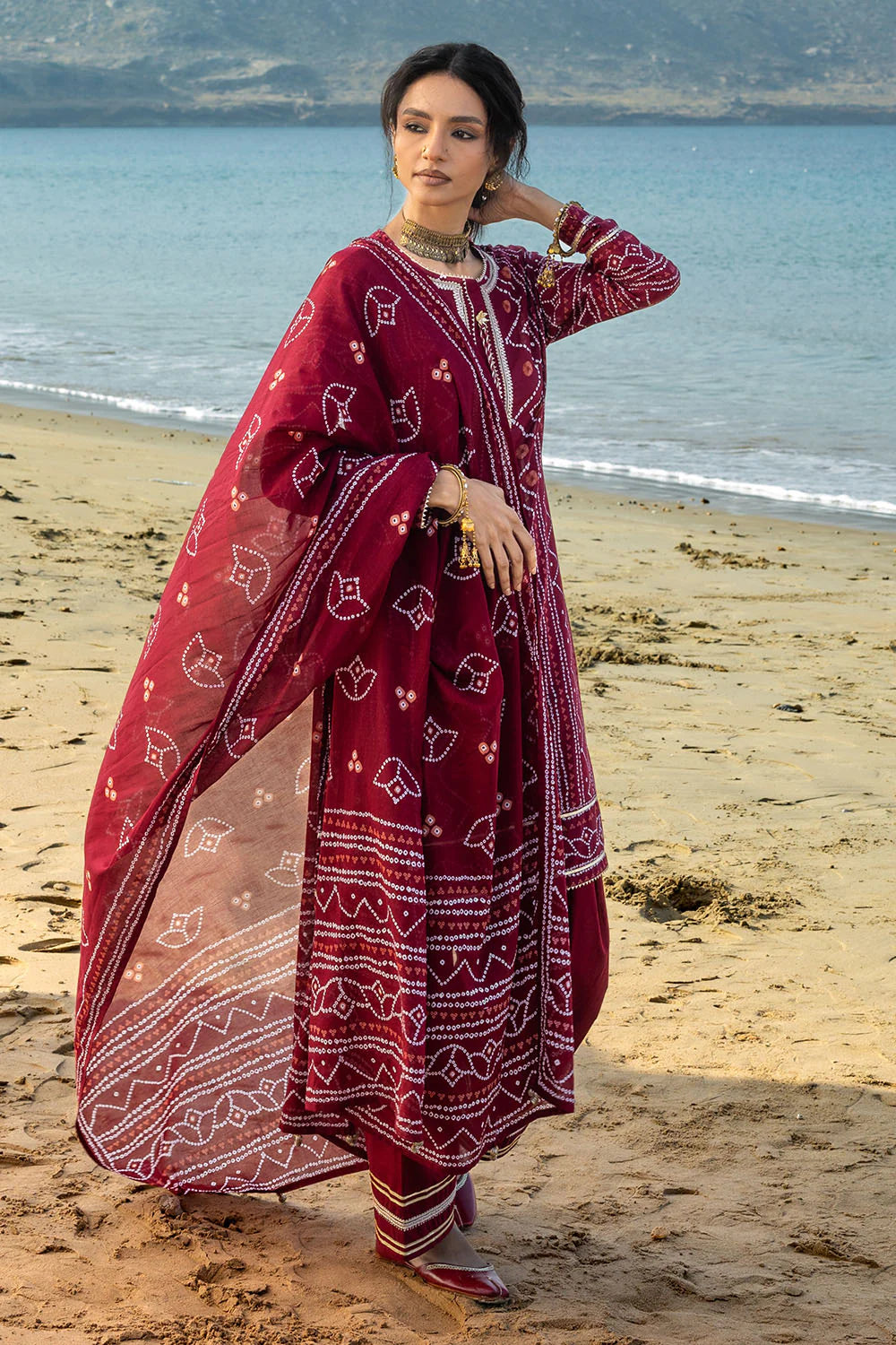 Ideas 3 Piece Printed Lawn Suit