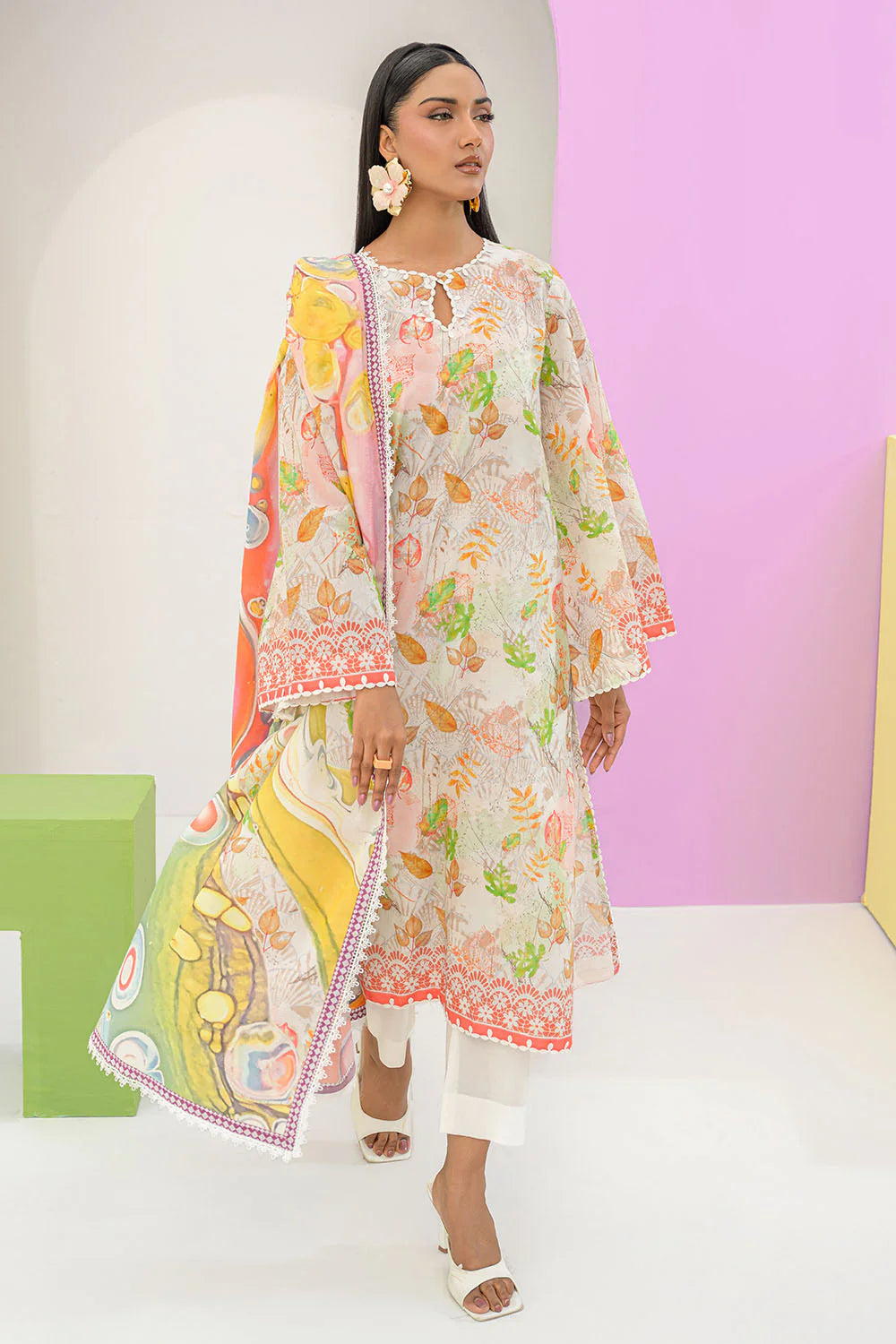 3 Piece Printed Lawn Suit
