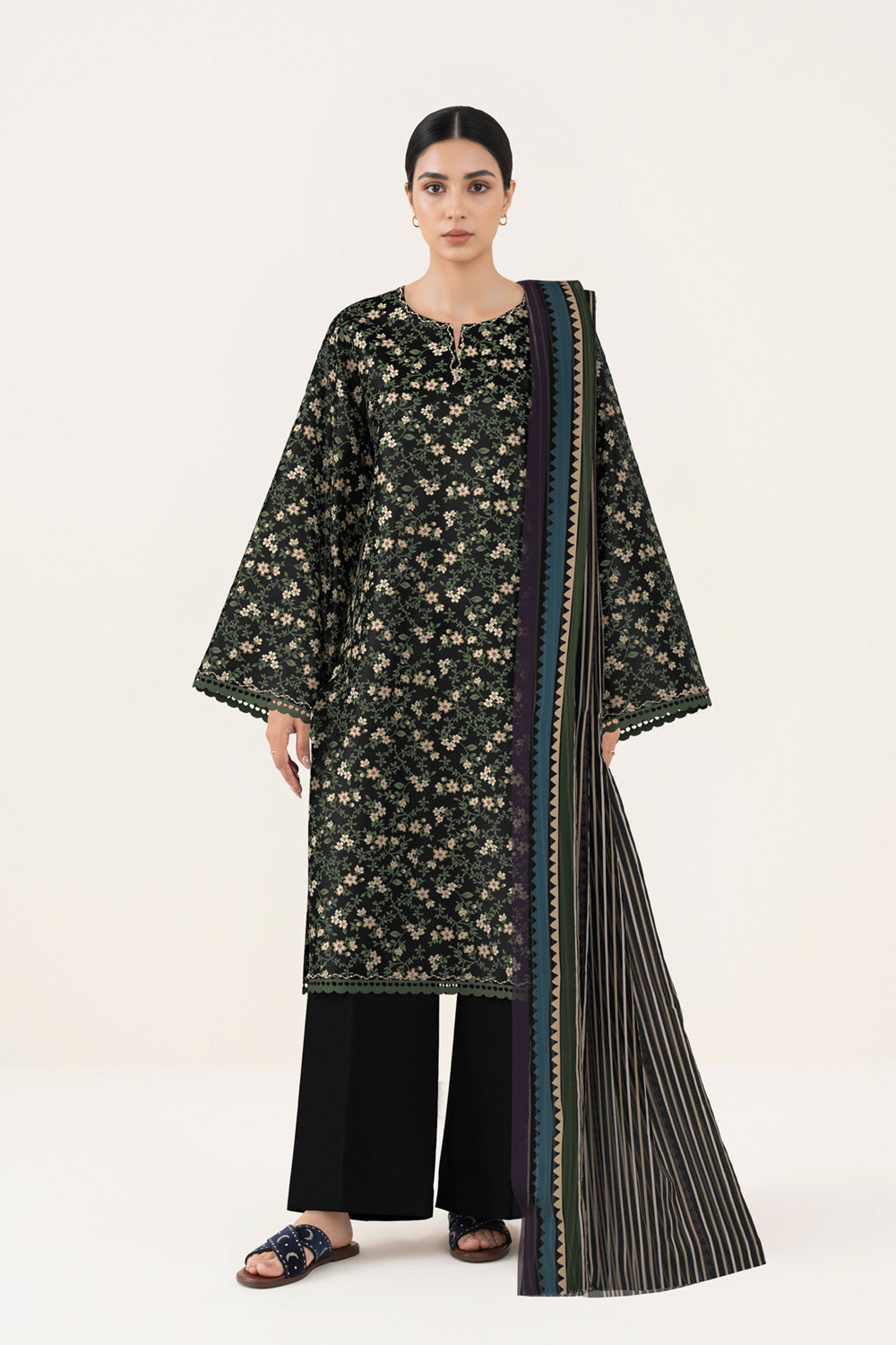 3 Piece Printed Lawn Suit