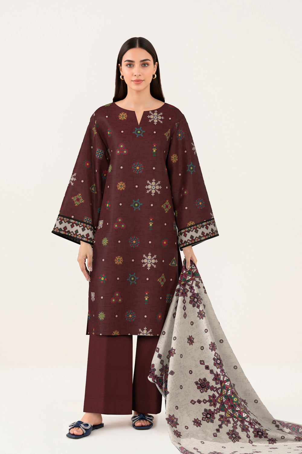 3 Piece Printed Lawn Suit