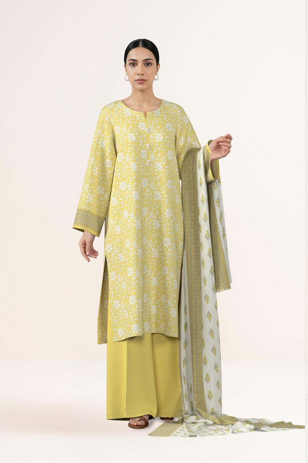 3 Piece Printed Lawn Suit