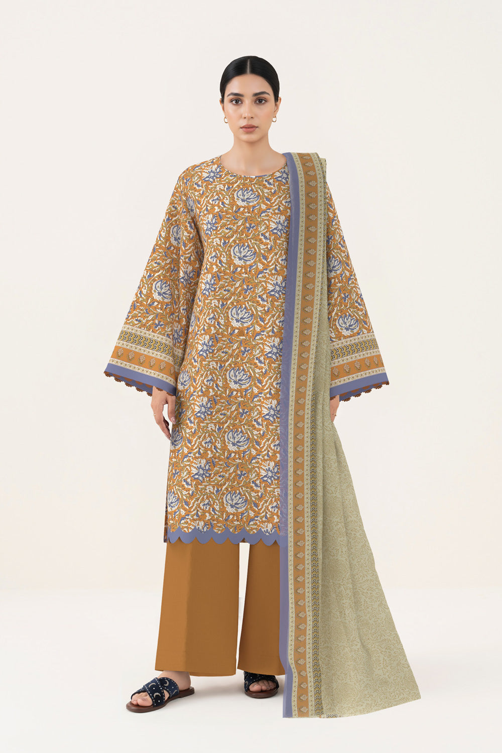 3 Piece Printed Lawn Suit