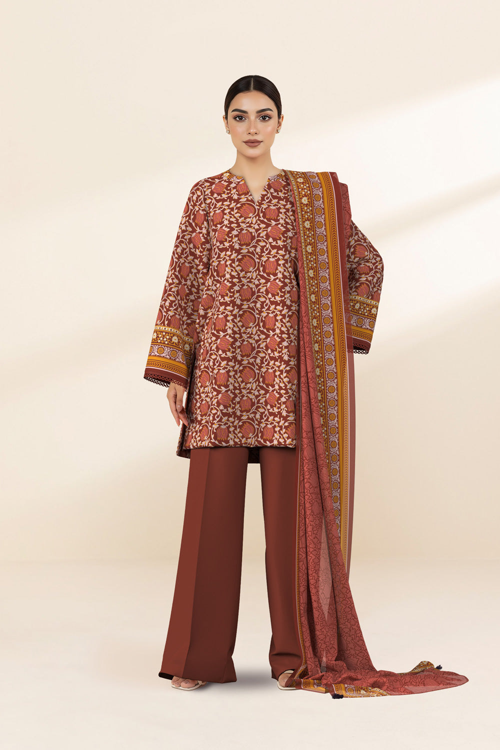 3 Piece Printed Lawn Suit