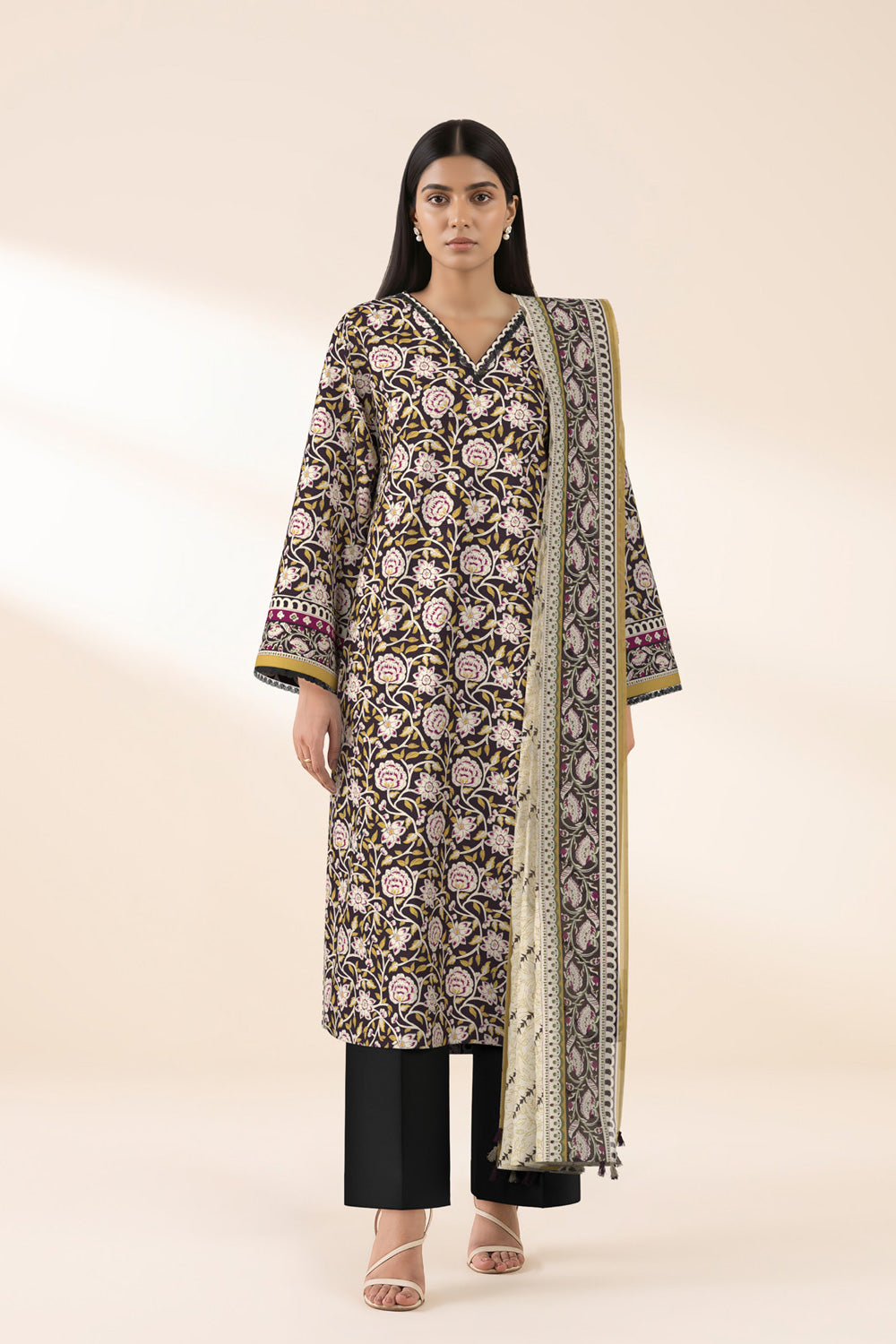 3 Piece Printed Lawn Suit