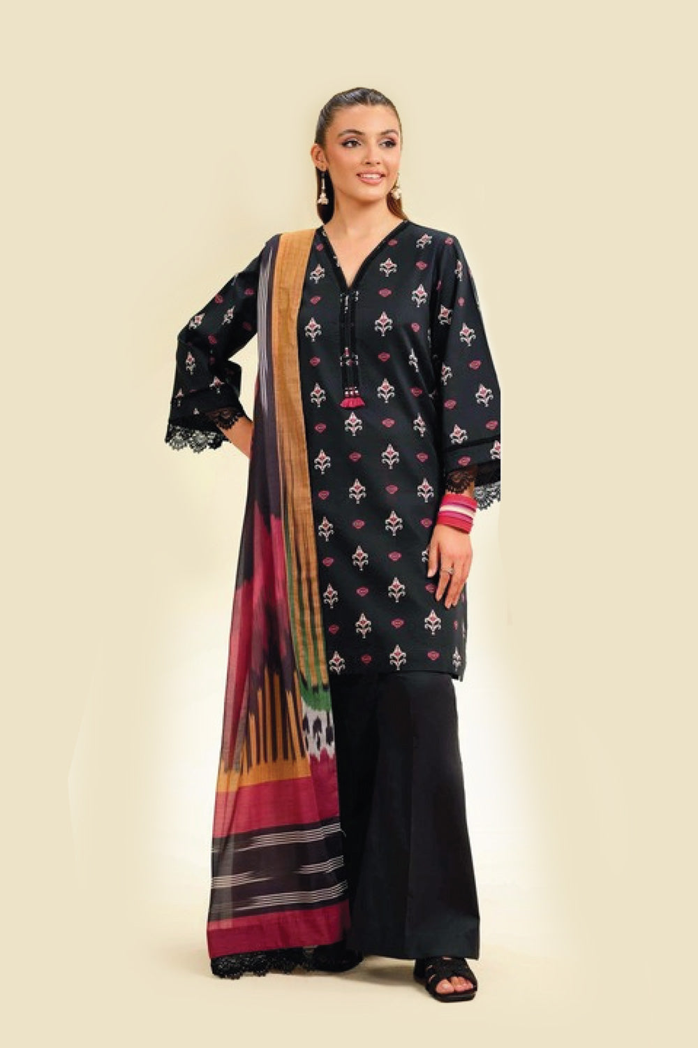 3 Piece Printed Lawn Suit