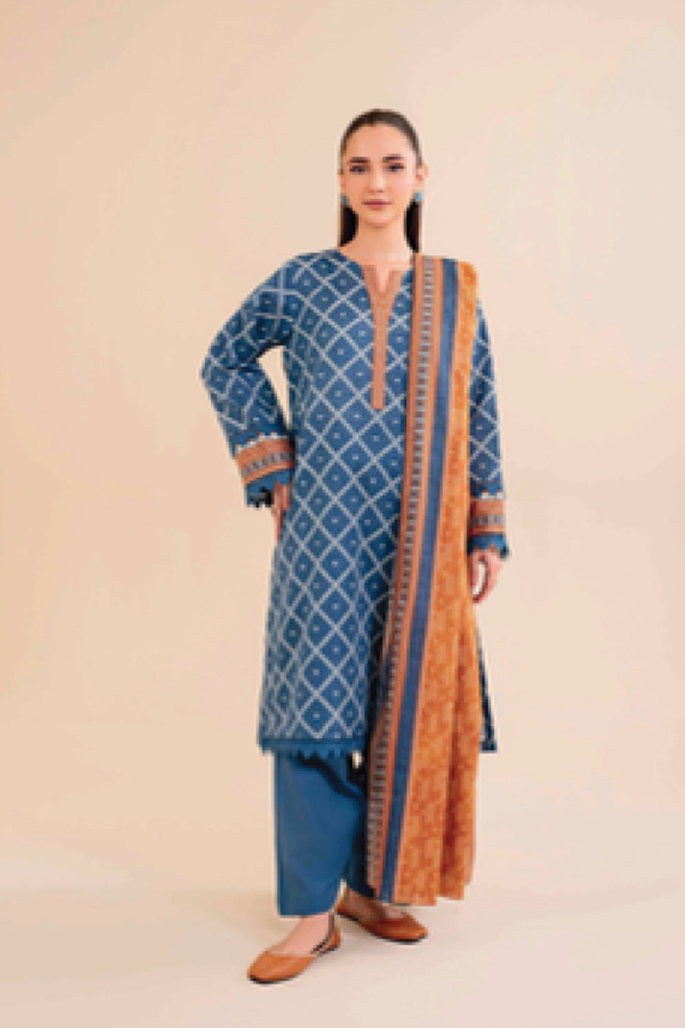 3 Piece Printed Lawn Suit